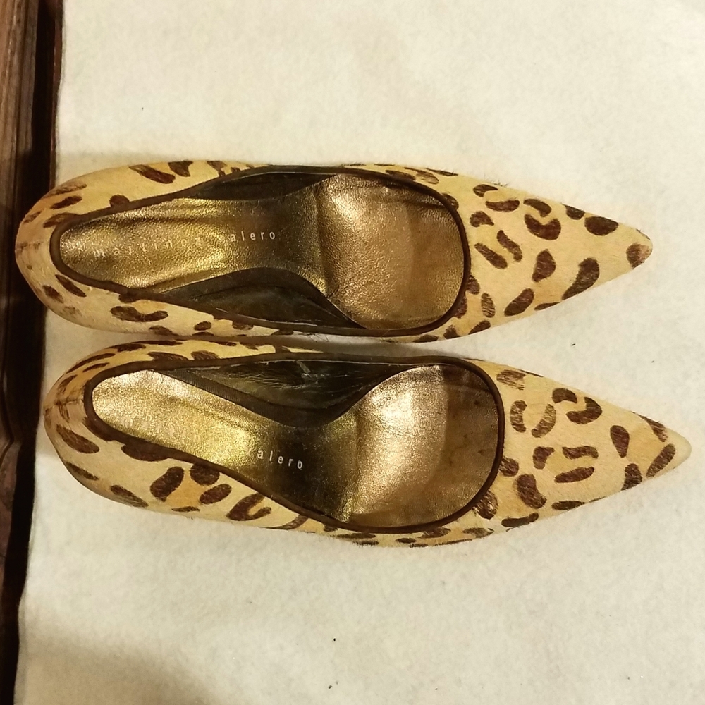 Last chance! Martinez Valero Leopard Heels - Picture 3 of 8